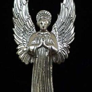 Washington Cathedral Angel Sterling Christmas Ornament by Hand and Hammer#0607