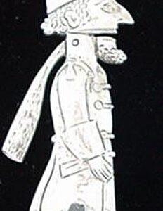 Nutcracker Sterling Christmas Ornament 1985 by Hand & Hammer #0609