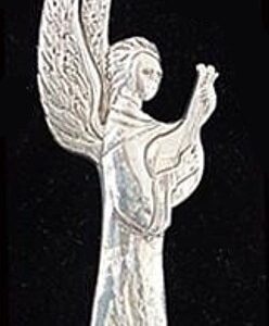 Hosanna Angel Sterling Christmas Ornament 1985 by Hand & Hammer #0635