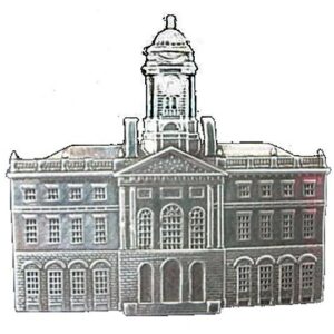 Connecticut State House Sterling Ornament 1988 by Hand & Hammer #0833