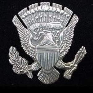 Presidential Seal Sterling Christmas Ornament 1989 by Hand & Hammer #0858