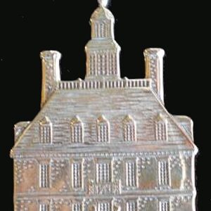 Virginia Governor's Palace Sterling Ornament 1990 by Hand and Hammer #0966