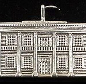 Andrew Jackson The Hermitage Christmas Ornament 1990 Hand Hammer #0984