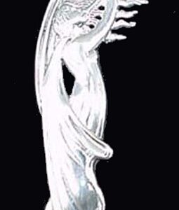 Gabriel Angel Sterling Christmas Ornament 1990 by Hand & Hammer #1026