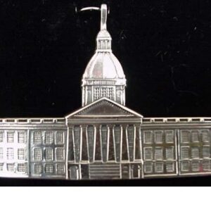 Florida Capitol Building 1990 Sterling Christmas Ornament #1044