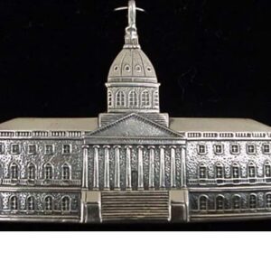 South Carolina State House 1990 Sterling Christmas Ornament #1045
