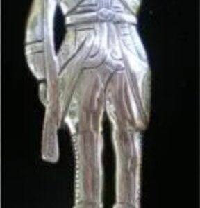 Steadfast Tin Soldier Sterling Christmas Ornament 1990 by Hand and Hammer #1050