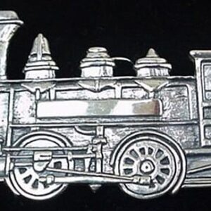Steam Engine Locomotive Sterling Ornament 1990 by Hand and Hammer #1100