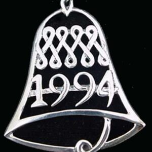 Silver Bells 1994 Sterling Silver Christmas Ornament Hand Hammer #1463