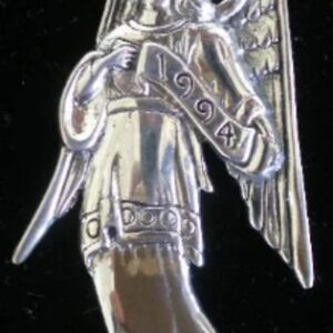Smithsonian Angel Sterling Christmas Ornament 1994 by Hand Hammer #1534