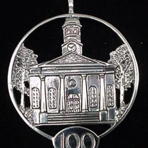Loudoun County Court House Sterling Christmas Ornament 1995 by Hand and Hammer #1611