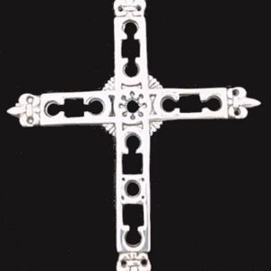 Silver Cross Sterling Christmas Ornament 1996 Hand & Hammer #1622