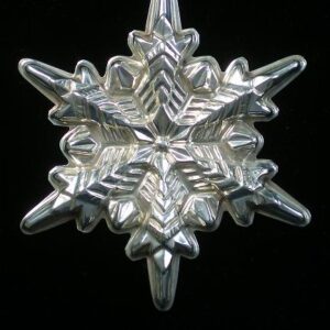 1972 Gorham Snowflake Sterling Silver Christmas Ornament 3rd Edition