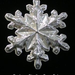 1973 Gorham Snowflake Sterling Silver Christmas Ornament 4th Edition
