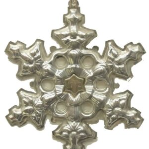 1982 Gorham Snowflake Sterling Silver Christmas Ornament 13th Edition