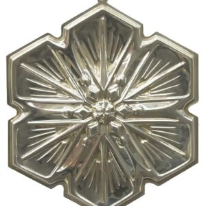 1992 Gorham Snowflake Sterling Silver Christmas Ornament 23rd Edition