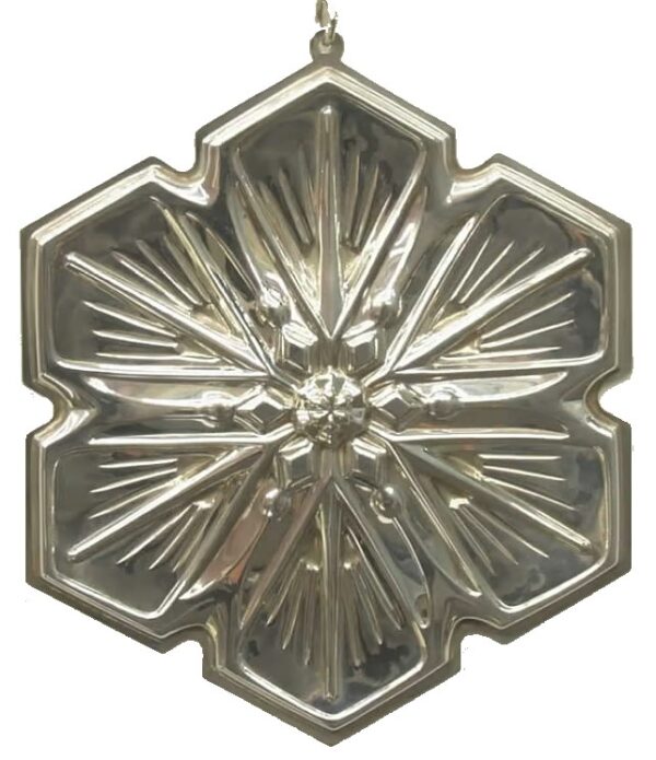 1992 Gorham Snowflake Sterling Silver Christmas Ornament 23rd Edition