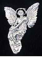 Smithsonian Angel Sterling Christmas Ornament 1997 by Hand and Hammer #2005