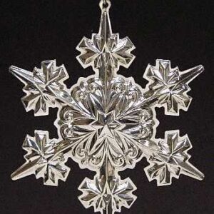 2005 Gorham Snowflake Sterling Silver Christmas Ornament 36th Edition