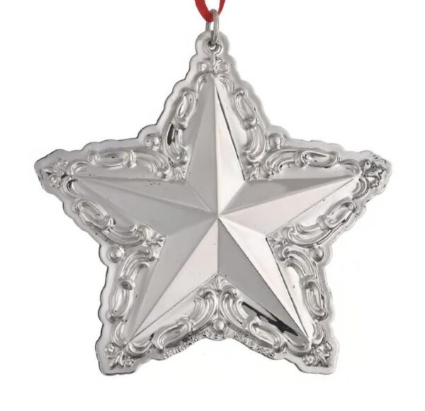 2008 Gorham Chantilly Star Sterling Christmas Ornament 1st Edition