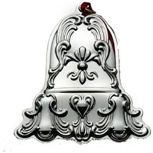 2010 Gorham Chantilly Bell Sterling Christmas Ornament 3rd Edition