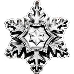2014 Gorham Snowflake Sterling Silver Christmas Ornament 45th Edition