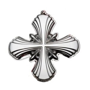 2014 Sterling Silver Cross Christmas Ornament by Gorham 1st edition