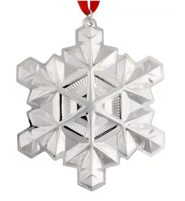 2024 Gorham Snowflake Sterling Silver Christmas Ornament 55th Edition