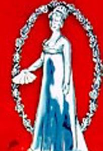 Dolly Madison Sterling Christmas Ornament 1998 by Hand and Hammer #2248