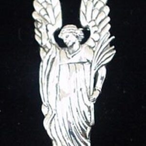 Gabriel Angel Sterling Christmas Ornament 1998 by Hand & Hammer #2312