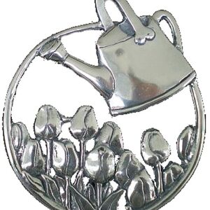 May Flowers Sterling Christmas Ornament 2005 by Hand and Hammer #2539