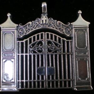 Harvard University Gates Sterling Ornament 2000 by Hand & Hammer #2756
