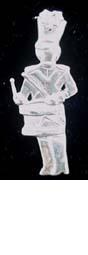 Toy Soldier Sterling Silver Christmas Ornament #2769 Hand & Hammer 2001