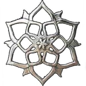 Moorish Star Weave Sterling Christmas Ornament #2816 by Hand & Hammer 2001