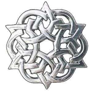 Persian Star Sterling Christmas Ornament 2001 Hand & Hammer #2826