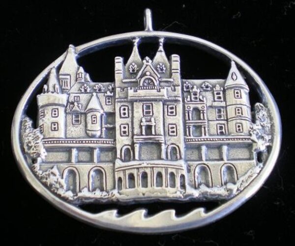 New York Boldt Castle Sterling Christmas Ornament 2004 by Hand and Hammer #3297