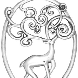Dasher Reindeer Sterling Christmas Ornament 2008 by Hand and Hammer #3979