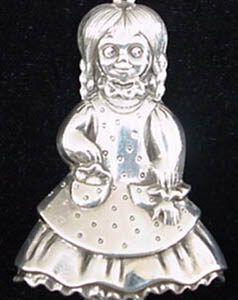 Rebecca Sterling Silver Christmas Ornament by Cazenovia Abroad