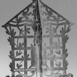 1977 Candle Lantern 3-D Sterling Christmas Ornament by Gorham Silversmiths