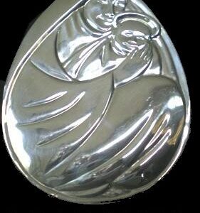1977 Mother & Child Sterling Christmas Ornament by Gorham for Frank Lewis 3rd Edition