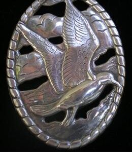 ​Seagull Sterling Silver Christmas Ornament Jewelry Pendant by Gorham