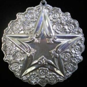 1999 Gorham Buttercup Star Sterling Christmas Ornament 1st Edition