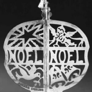 1977 Noel Ball 3-D Sterling Christmas Ornament by Gorham Silversmiths