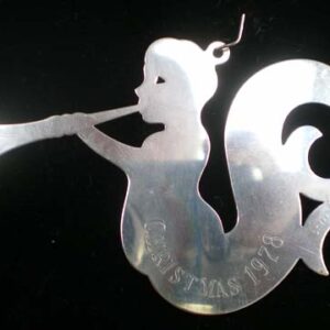 1978 Triton Weathervane Sterling Silver Medallion Pendant by Stieff