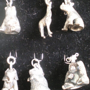 Wild Animals Sterling Silver Charms by Hand and Hammer Silversmiths