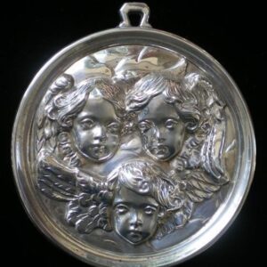 Sterling Ornament Gorham Archive 1991 Baroque Angels 4th Edition