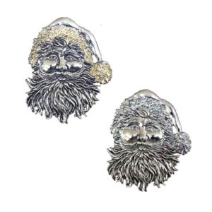 Late Victorian Santa Sterling Christmas Ornament by Hand and Hammer for JVS Exclusives