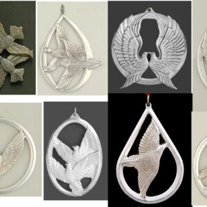 Peace Doves by Wallace 1971 - 1978 Sterling Christmas Ornament Complete Set of 8