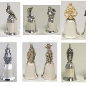 Twelve Days of Christmas Silver Plated Bells by Reed and Barton Complete Set of 12