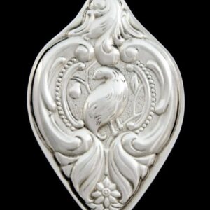 01 Partridge in a Pear Tree Sterling Christmas Ornament by Wallace Grande Baroque 1988